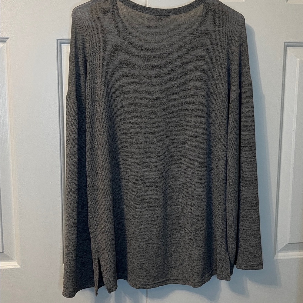 Kori America‎ Boutique Long Sleeve Tunic Bell Sleeves Gray Size S - Picture 5 of 8